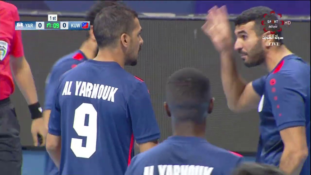 مباراة اليرموك x الكويت - الدوري العام لكرة قدم الصالات - الجمعة 2021/1/15