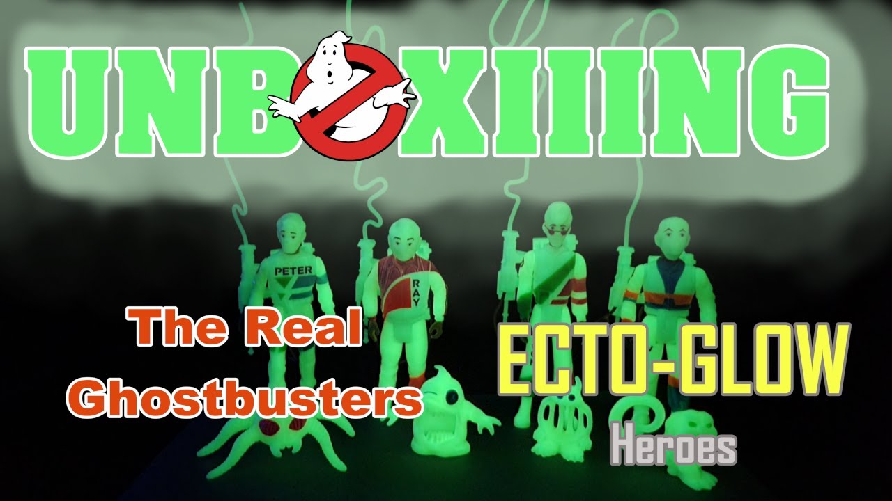 unboxiiing The real Ghostbusters ecto-glow Heroes hasbro/Kenner #ghostbusters #unboxing #hasbro