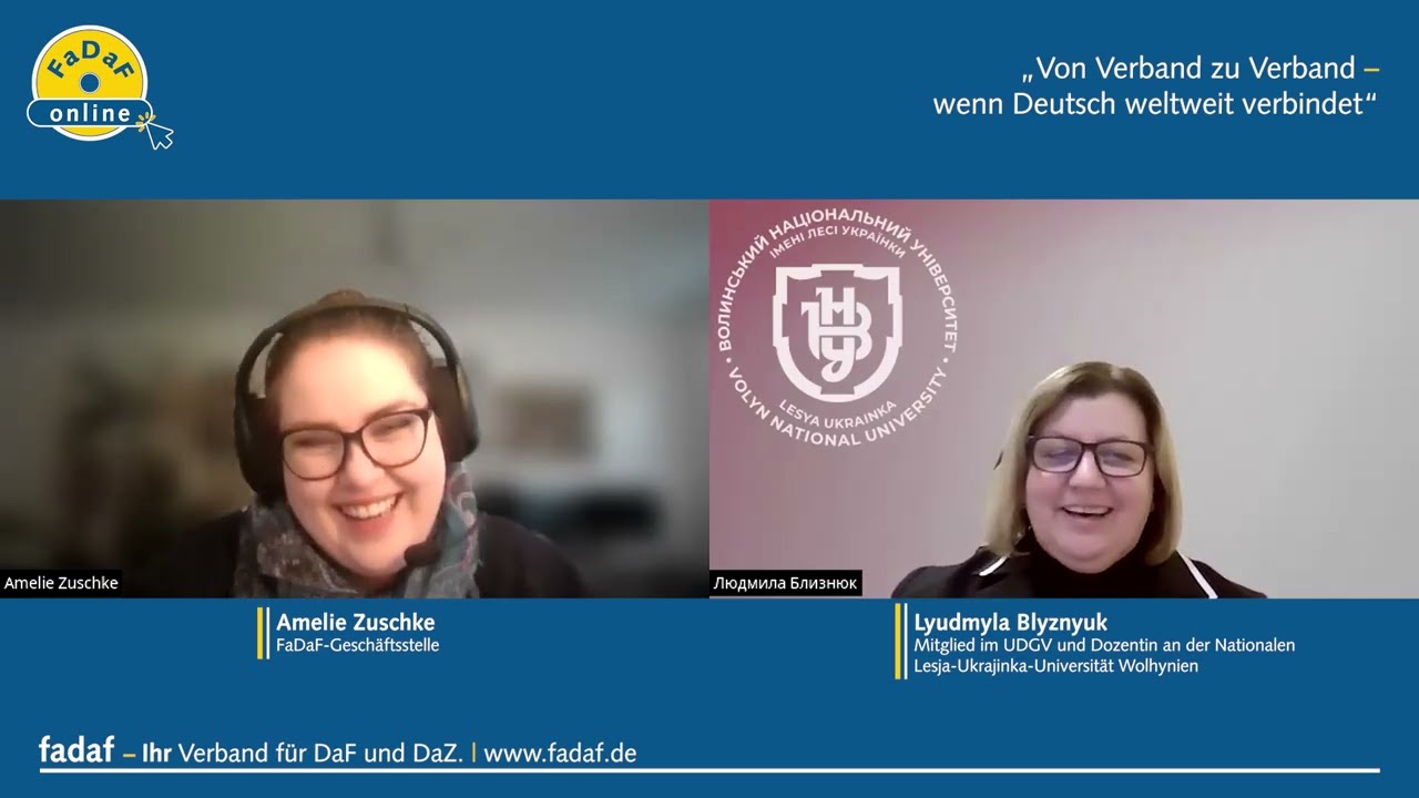 Von Verband zu Verband – wenn Deutsch weltweit verbindet ǀ Folge 3: UDGV