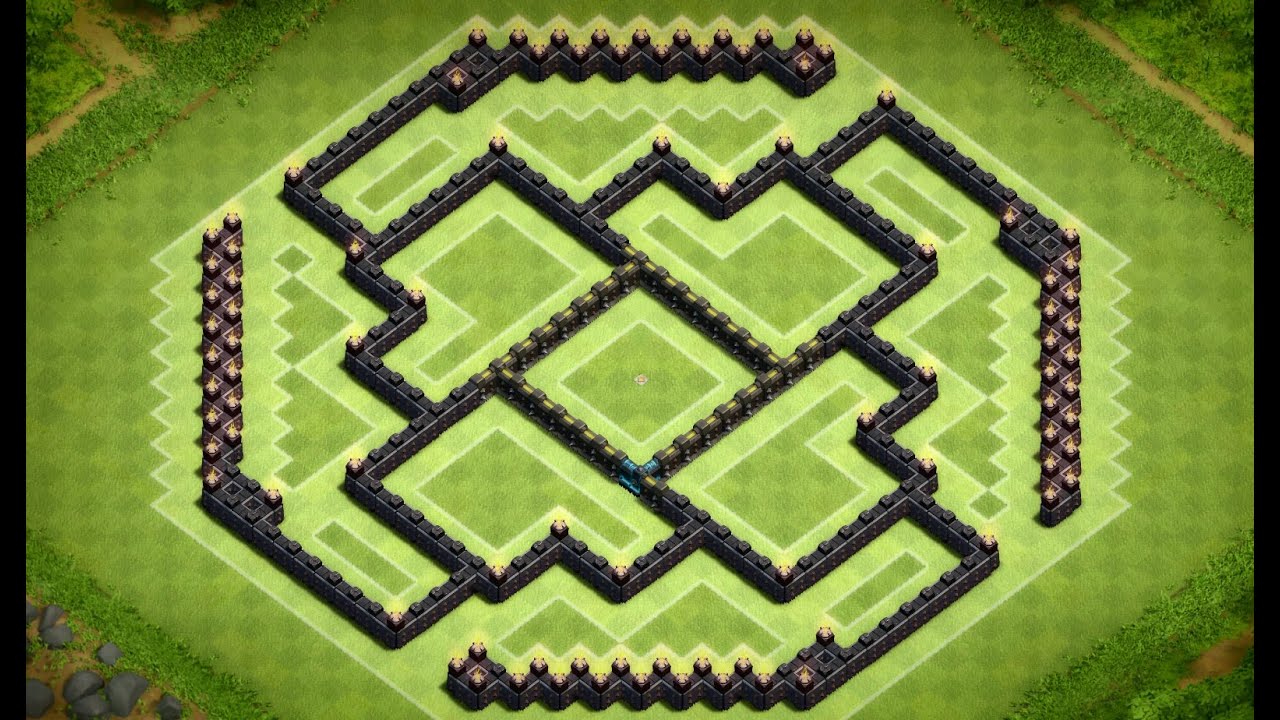 Clash of Clans - Great Town Hall 9 Farming Base (Aura 3) Speed Build