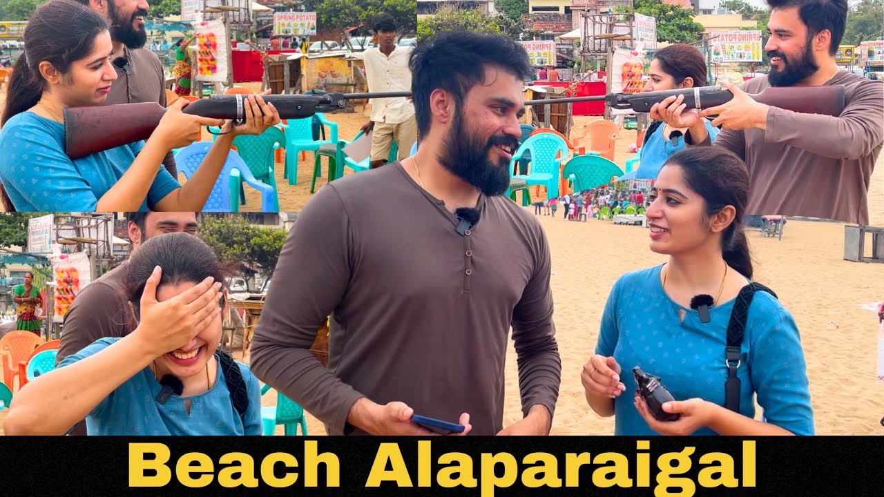 Games Challenge with Prashanna | Beach Alaparaigal | Sam & Prasi ❤️| எனக்கு இப்பிடி ஒரு சோதனையா!! 😓