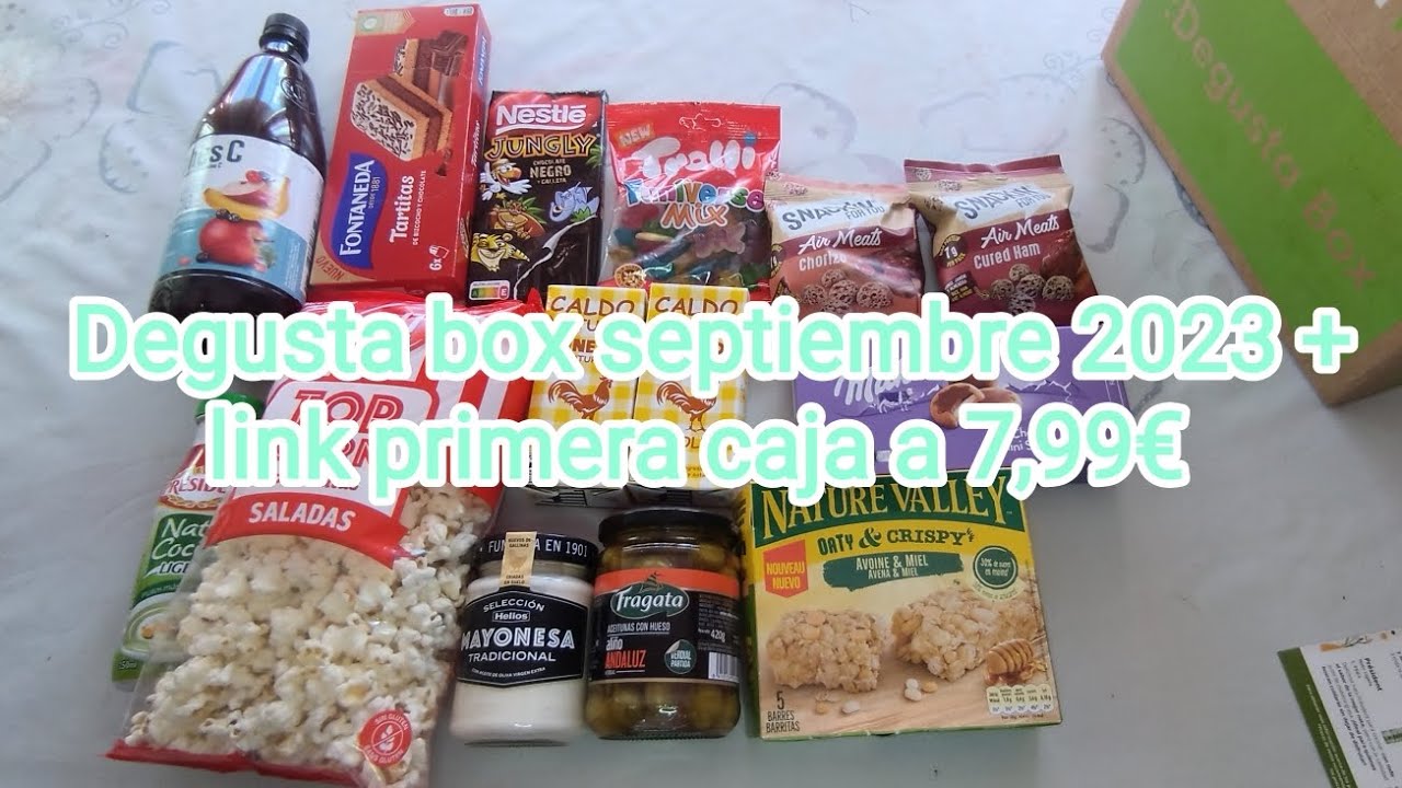 Degusta box Septiembre 2023 + link primera caja a 7,99€