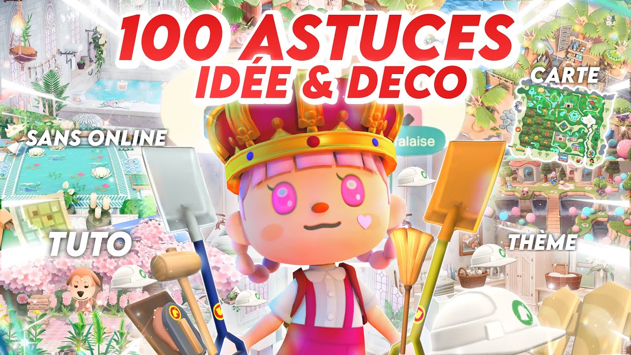 +100 ASTUCES : ID&Eacute;ES D&Eacute;CO&rsquo; dans ANIMAL CROSSING NEW HORIZONS *5 ⭐️*