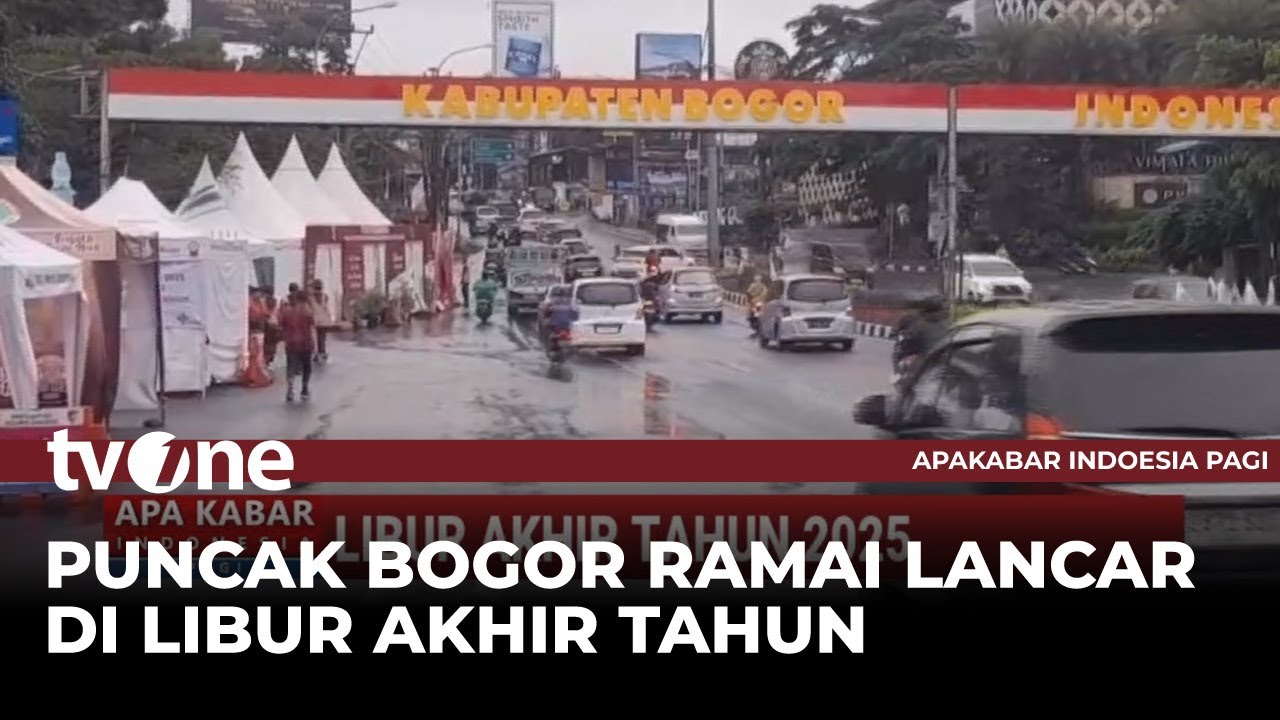 Arus Lalu Lintas Puncak Bogor Terpantau Ramai Lancar | AKIP tvOne