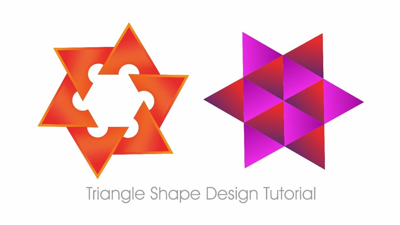 Triangle Shape Design Tutorial | Easy Tips | Triangle Art Drawing