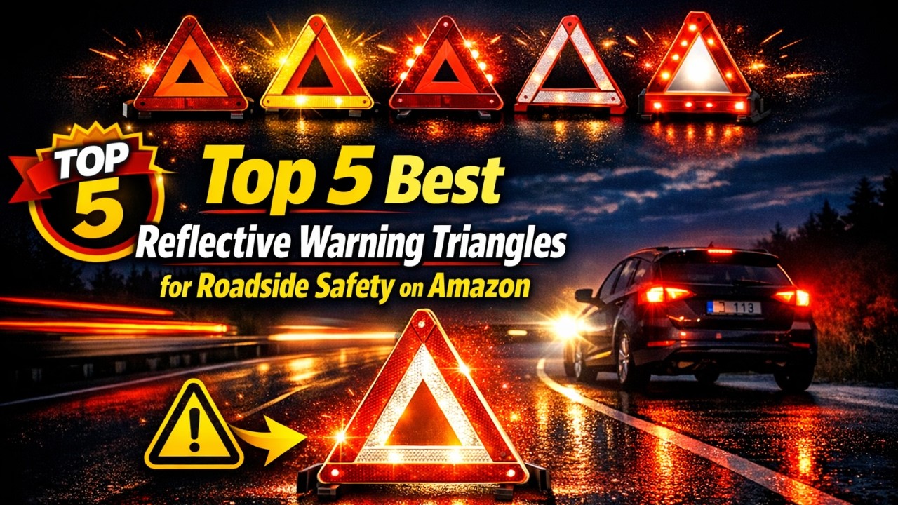 Top 5 Best Reflective Warning Triangles for Roadside Safety