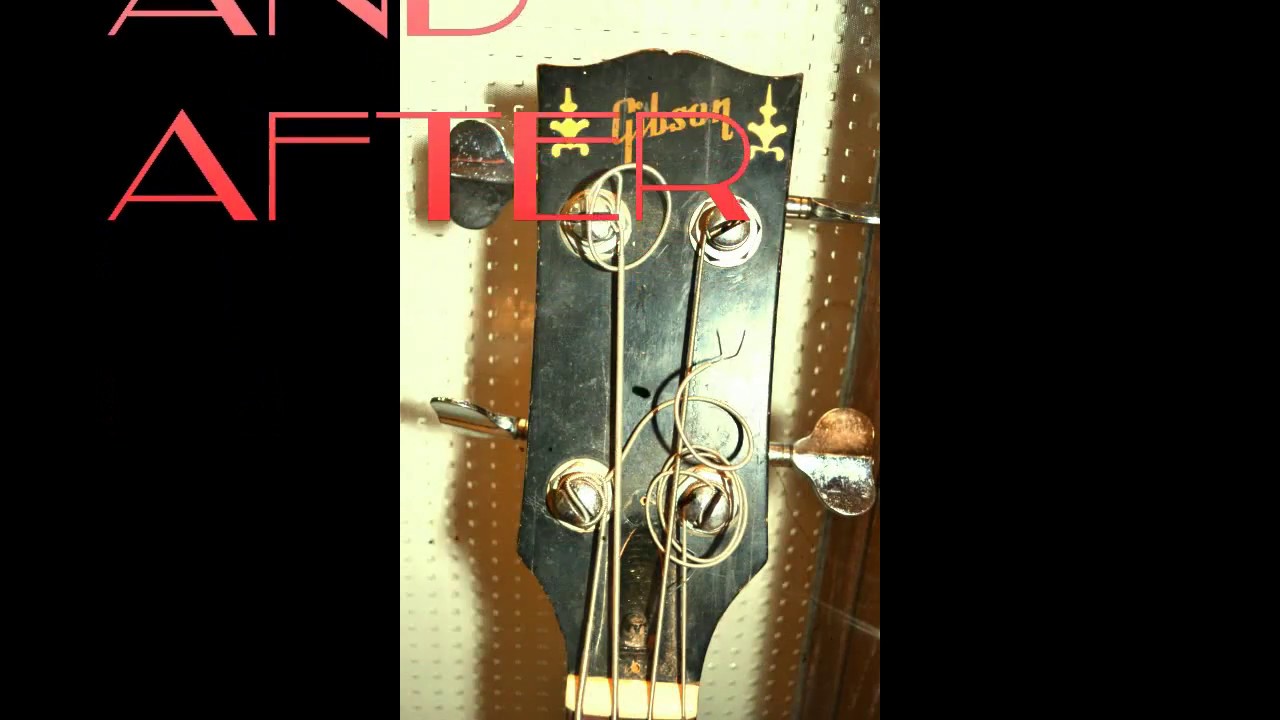 Gibson EB 0 Bass Restoration project