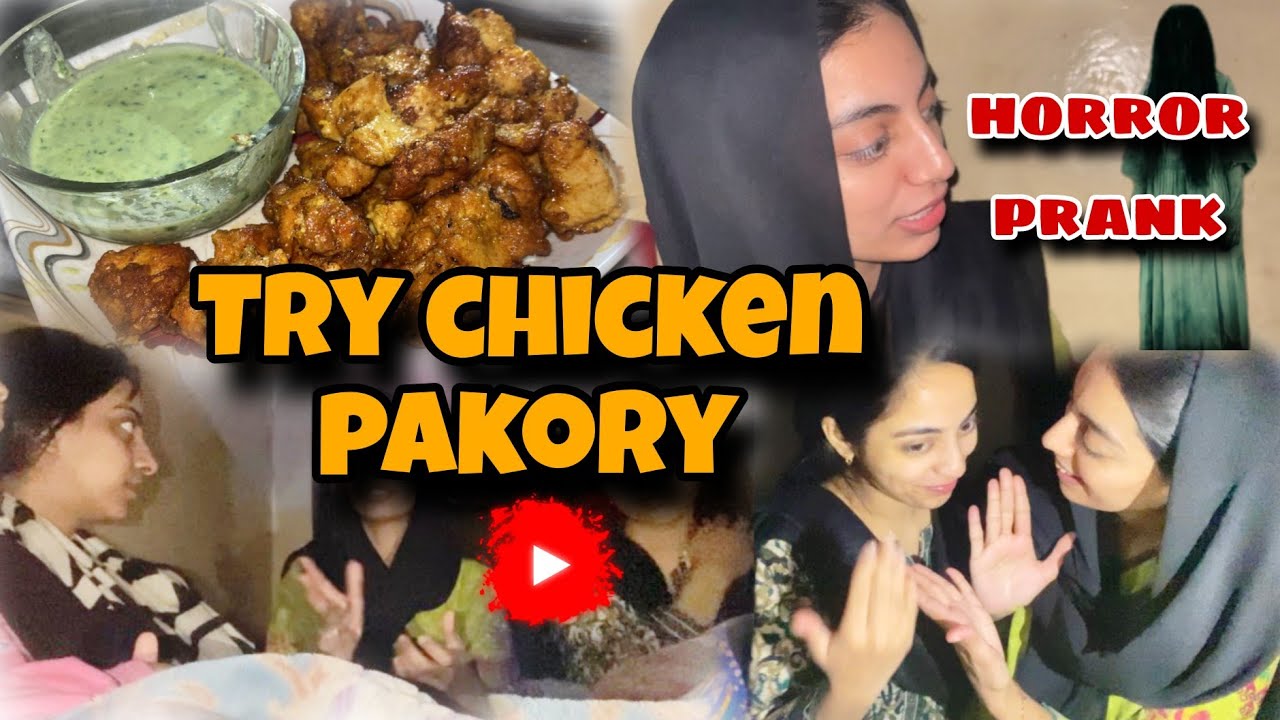 Areeba ne Kia Horror prank 💀 | Cousin ne Chicken Pakory banaye 😋 | Rubab or Uski duniya 