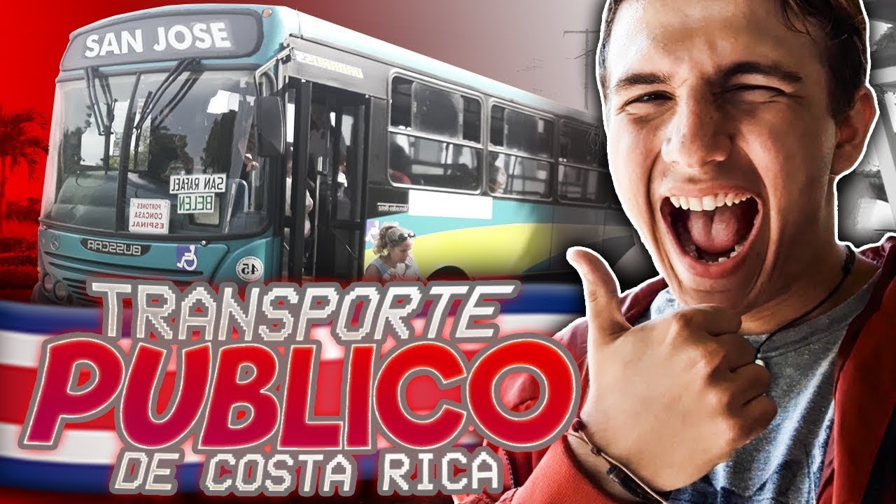 ASÍ ES EL TRANSPORTE PUBLICO en COSTA RICA