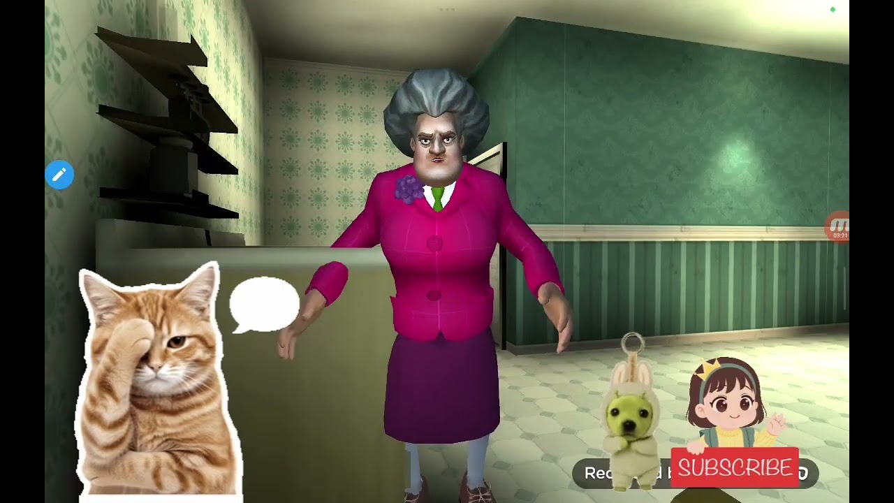 Jogando scary teacher com a mamãe #7 