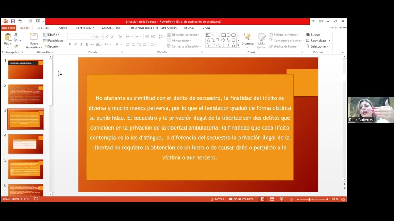 ANALISIS DOGMATICO DELITO PRIVACION ILEGAL DE LA LIBERTAD