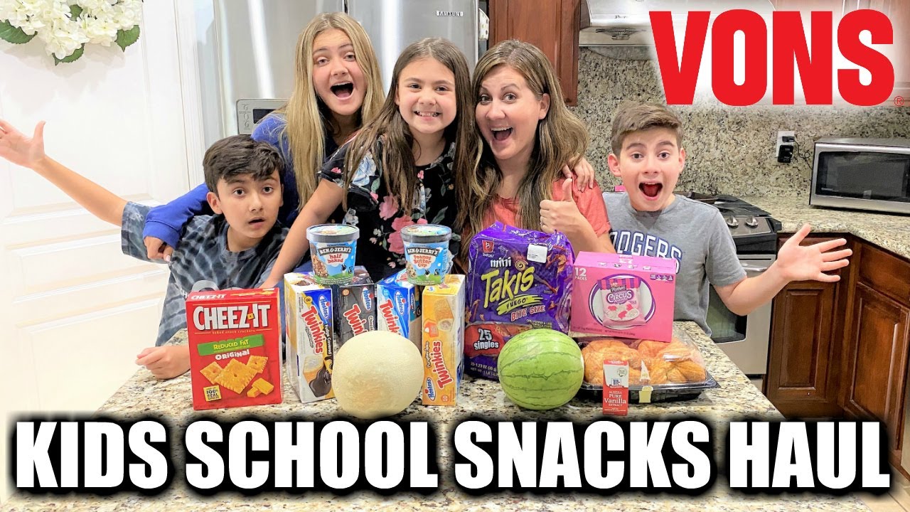 Kids GROCERY Shopping CHALLENGE | Kids Shop with Me for Vons Snacks Grocery Haul