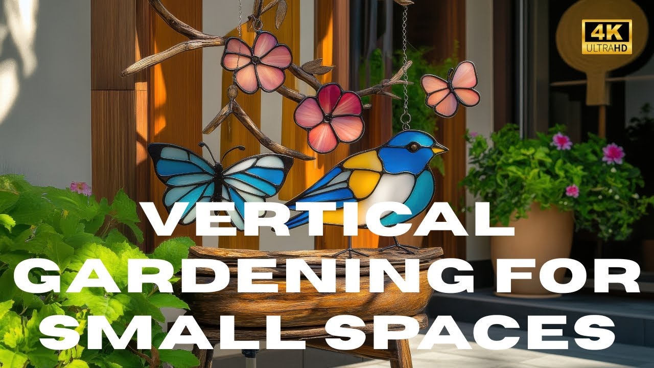 🪵 Vertical Gardening for Small Spaces | Turn Fallen Branches into Artistic Garden Decor