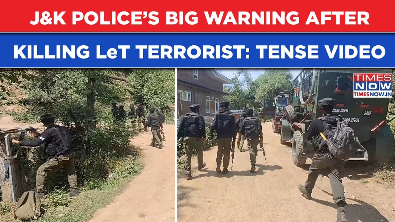 J&K: Big Police Warning| Army, CRPF, SOG Kill Top Pakistan-Backed LeT Terrorist| Tense Shopian Video