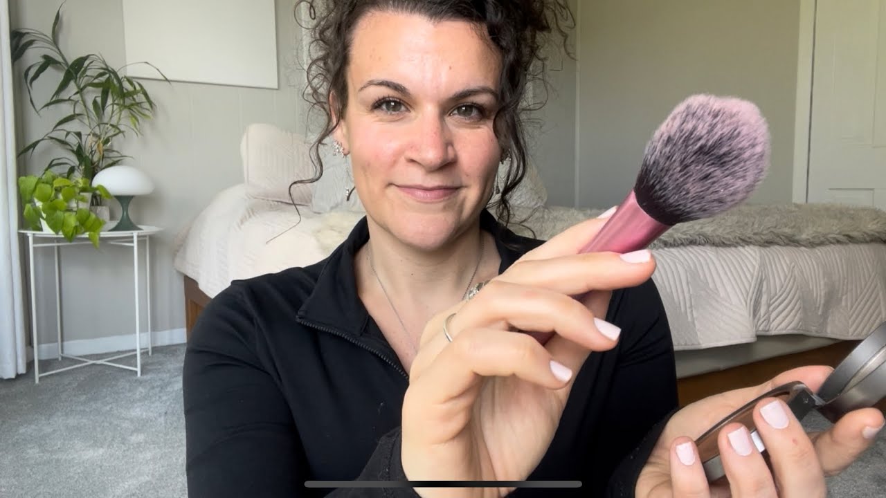 ASMR: Getting Your Hair + Makeup Ready (Screen Touching/Up Close/Personal Attention)