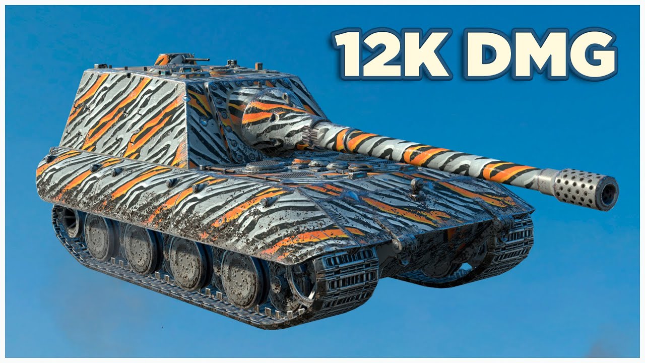 Jagdpanzer E 100 • 12К УРОНА 7 ФРАГОВ • Режим Гравитация WoT Blitz