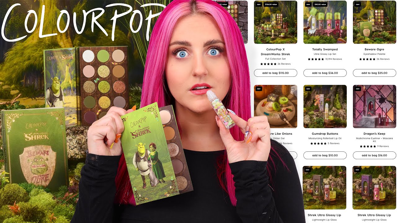 I Tested SHREK x COLORPOP Beauty Products | The Full Scope