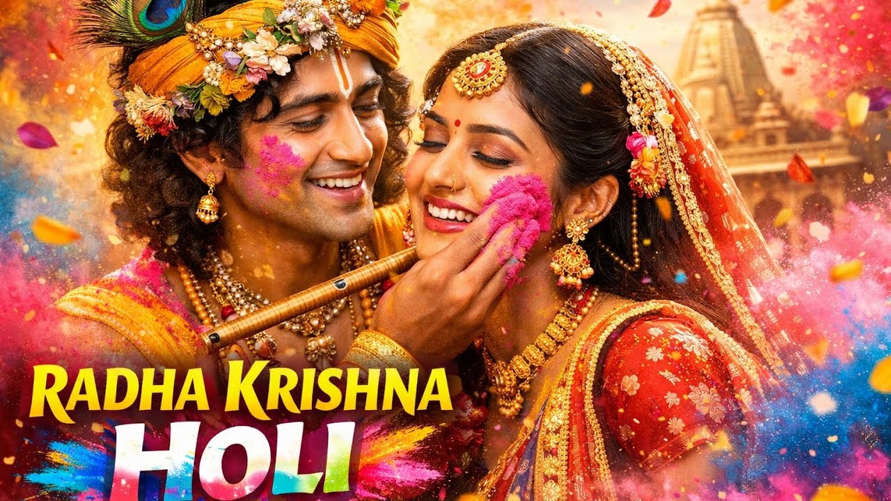Radha Krishna Holi Song 2026 | Holi Hai! Rang Barse in Vrindavan | New Holi Special | #holispecial 
