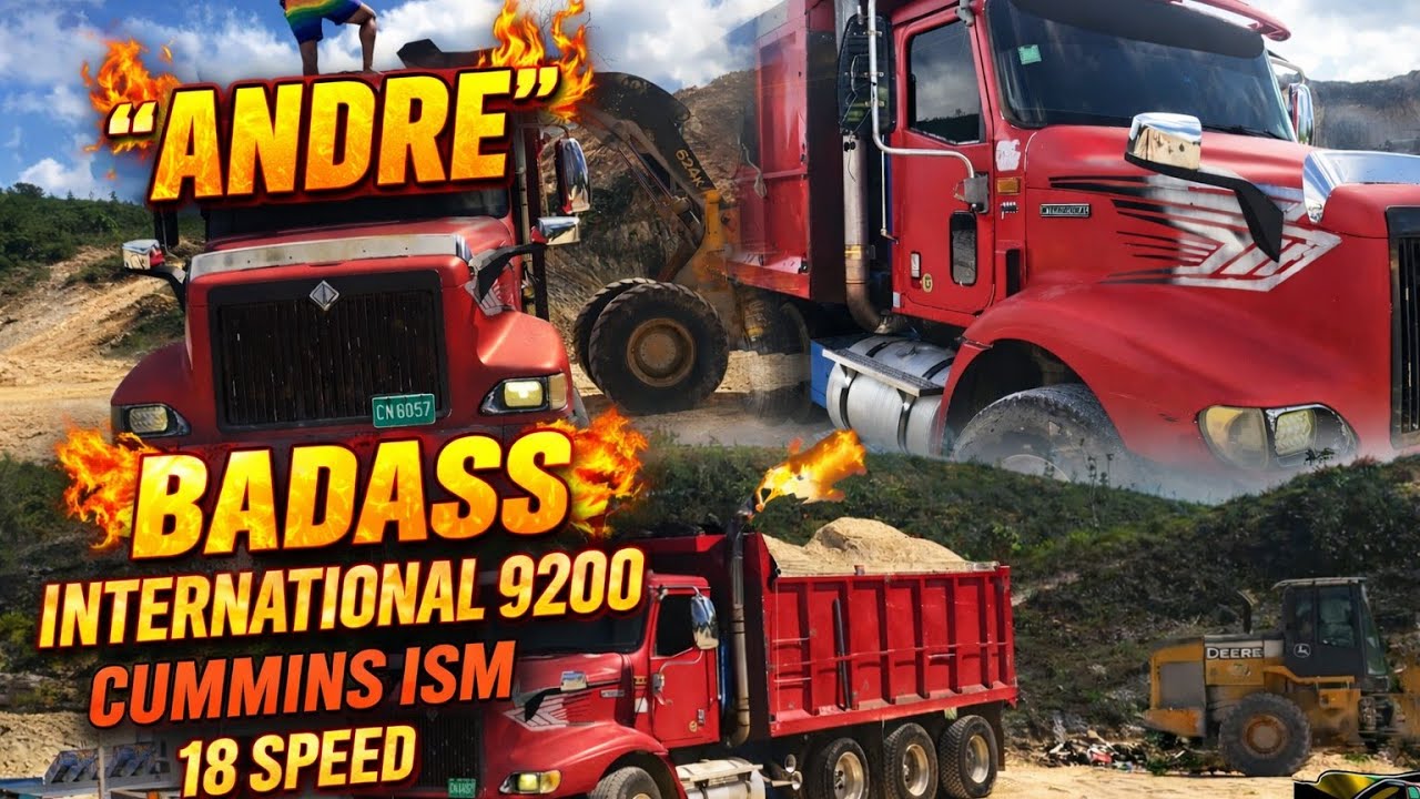 ANDRE| INTERNATIONAL 9200 DUMP TRUCK | CUMMINS ISM | 18-SPEED | JAMAICAN TRUCKERS