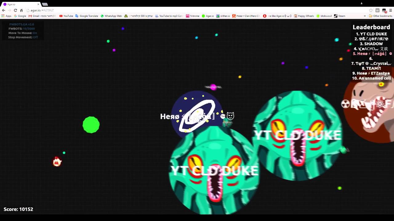 agario team || epic tricsplit || 14K
