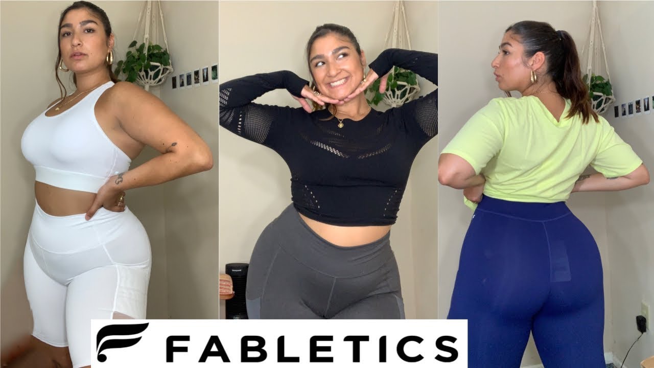 WHAT A CHUBBY GIRL WEARS TO THE GYM| Fabletics Try-On Haul