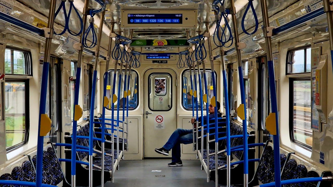 BKV M3-as metró (Ecseri út - Kőbánya-Kispest): 628-629 (2024.06.11)
