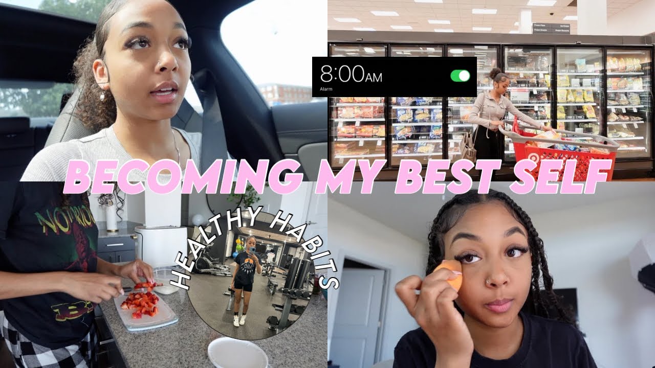 Becoming my BEST self vlog 💐 *week in my life* | cleaning, shopping, school