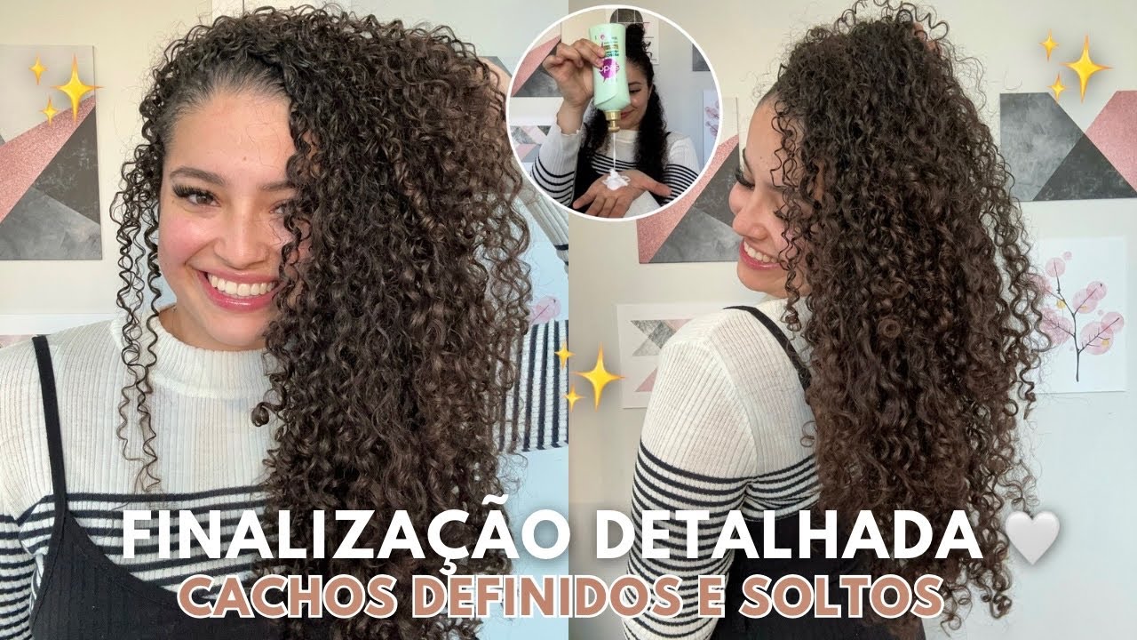 FINALIZAÇÃO DETALHADA PARA DEFINIR MUITO OS CACHOS | por Rafaela Maria