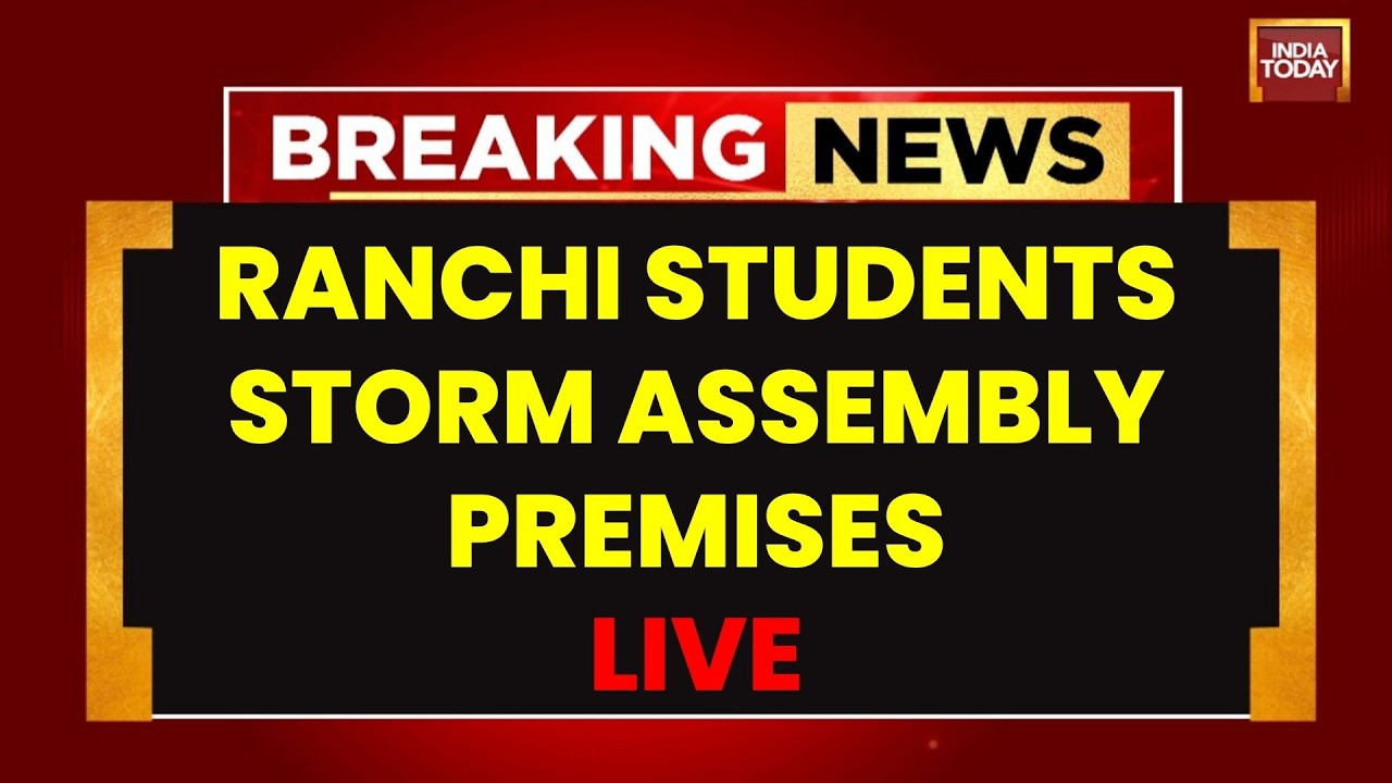 Ranchi Students Protest LIVE Updates: Students Storm Assembly Premises During Protest | Paper Leak