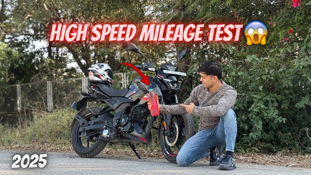 2025 Pulsar N150 High Speed Mileage Test🔥 | Bajaj Pulsar N150 1L Mileage |