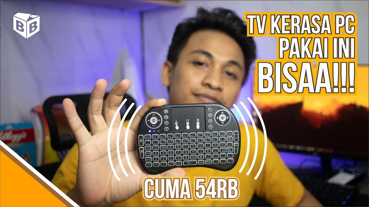 Mini Keyboard Untuk Smart TV dan TV Box - Cuma 54 Ribu