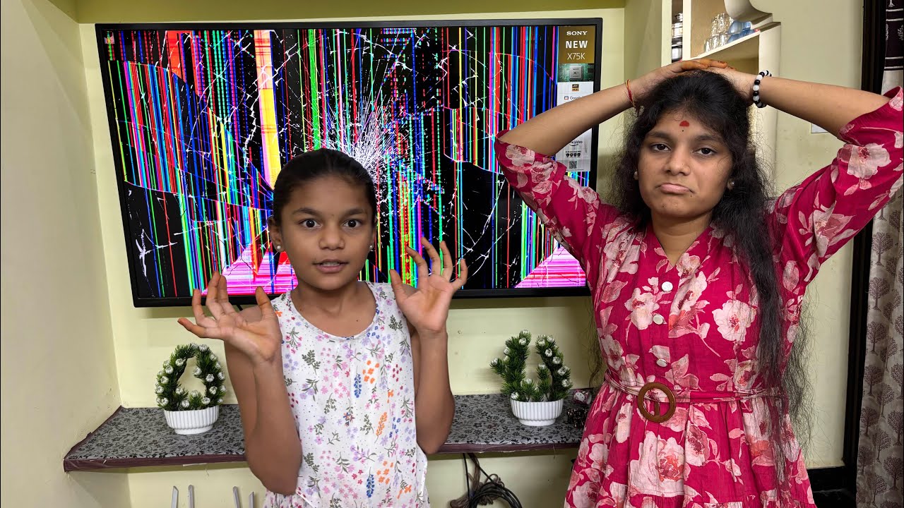 అమ్ములు Tv పగలగొట్టింది friends || prank video || mummy మీద prank చేసినం || mummy full serious