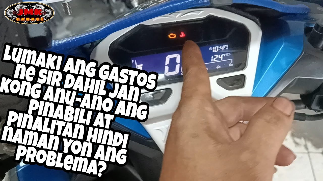 lumubo ang gastos ne sir dahil sa check engine at overheat logo sa panel || honda click