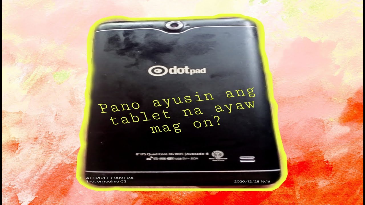 How To Fix Dead Tablet || Pano Ayusin AngTablet Na Ayaw Mag On
