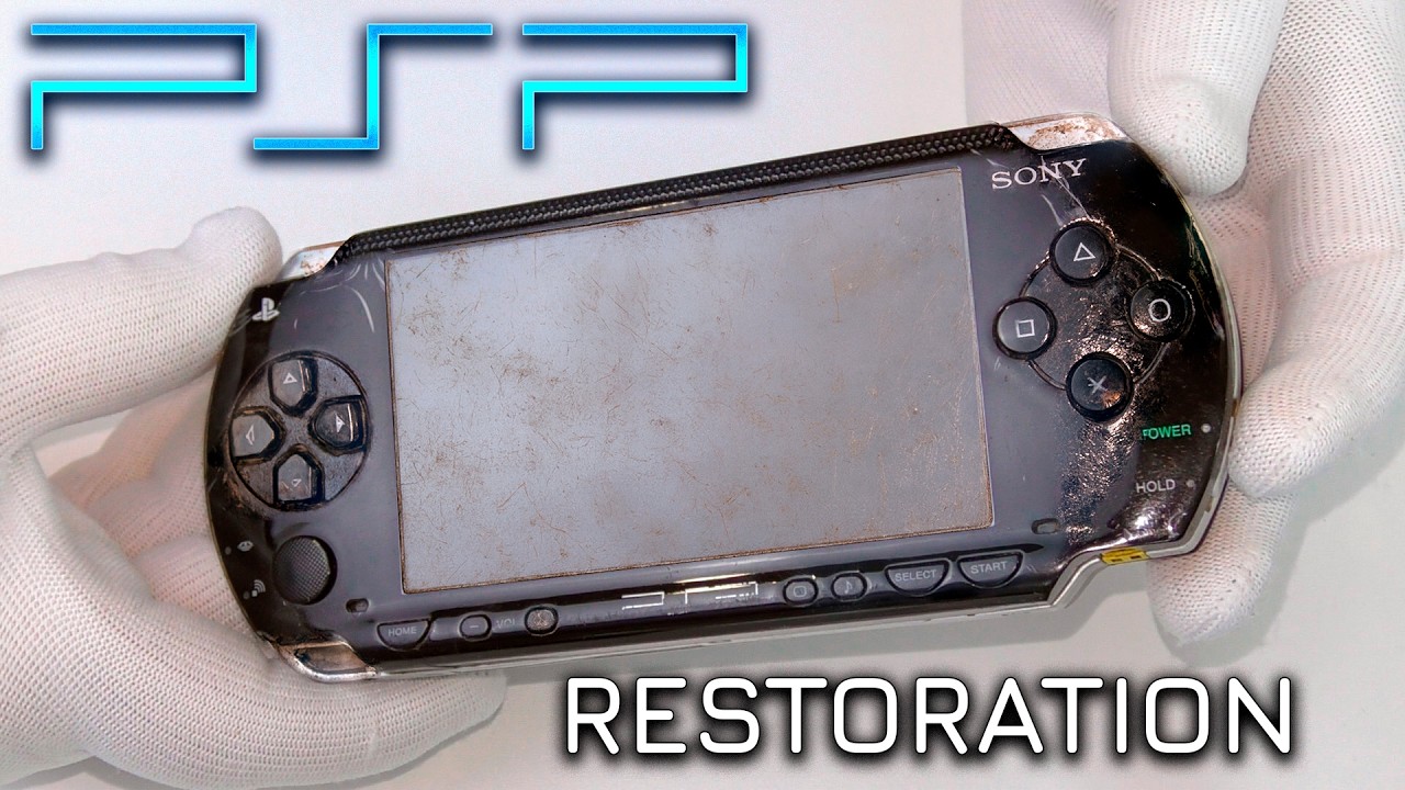 20 Years Old Sony PSP Restoration ASMR