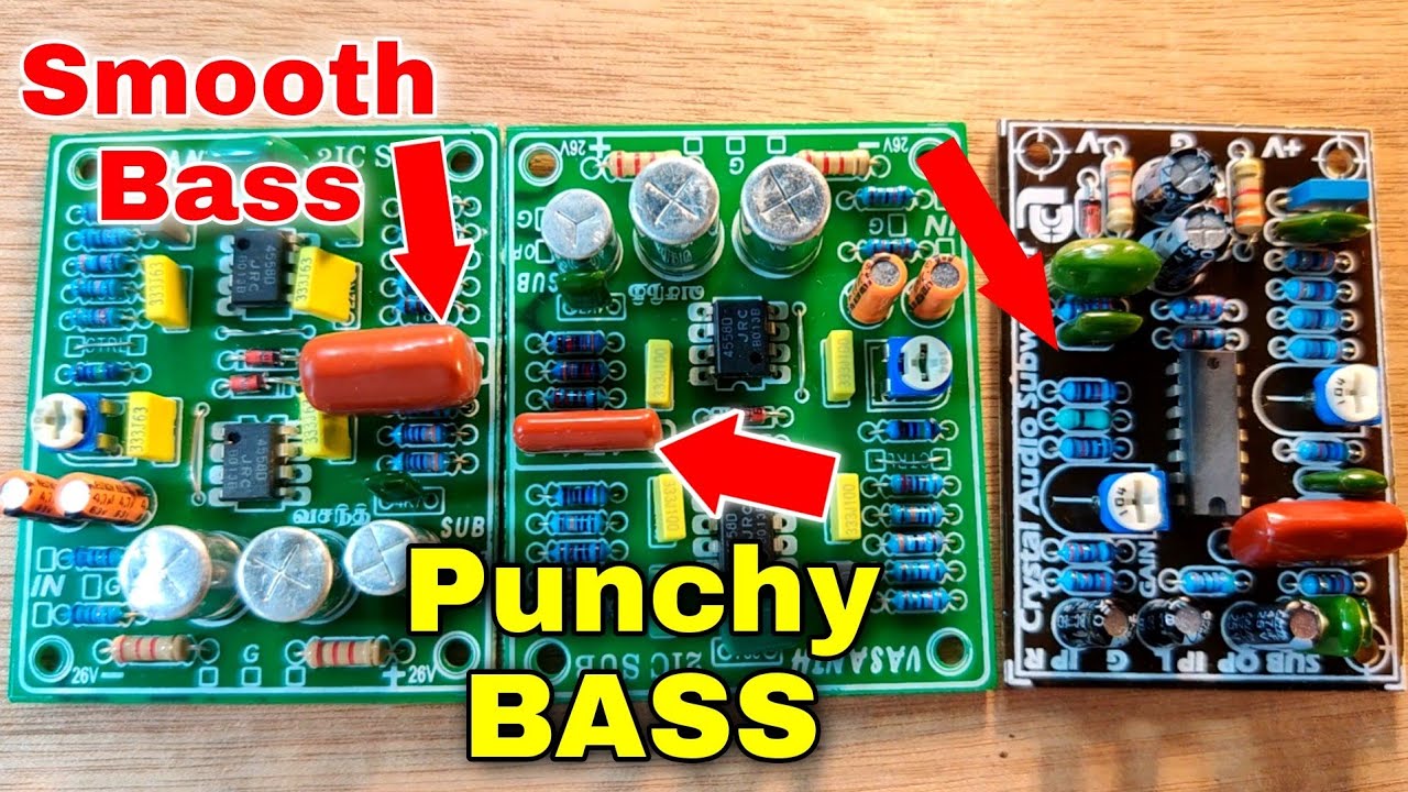 Subwoofer pre board alteration explanation | Vasanth Sub filter board