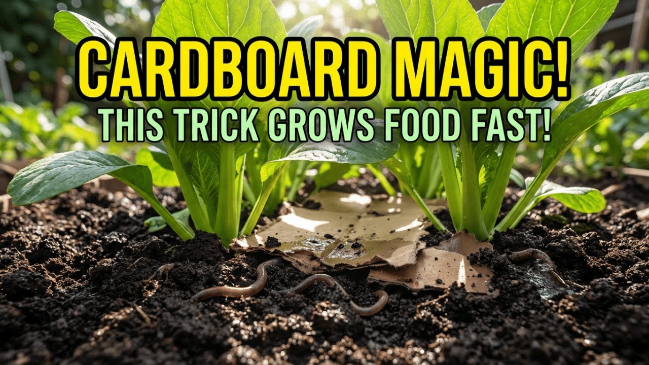 The Cardboard Composting Secret That Boosts Harvests 40% Faster (No Bins, No Fuss!)
