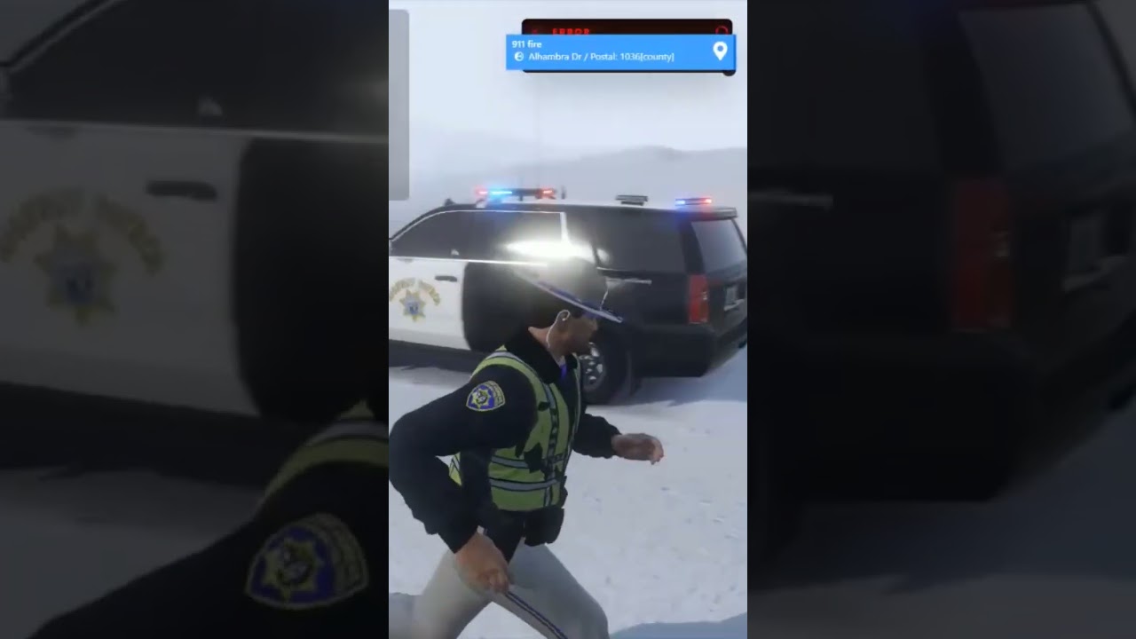 Traffic Control Is Always So Dangerous #fivem #fivemfunnymoments #fivemhighlights #chp