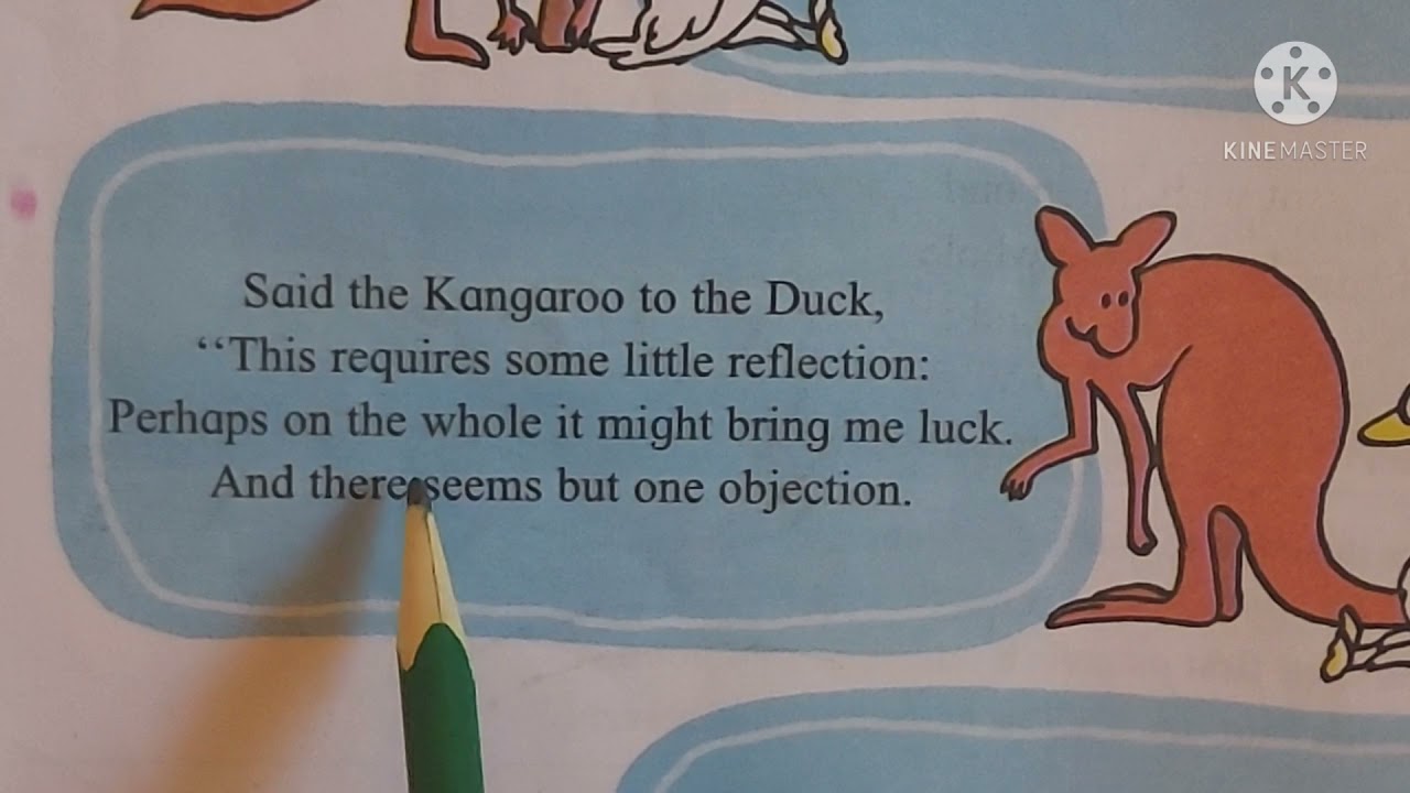Std - 6th subject - English 3.5 The Duck and the Kangaroo