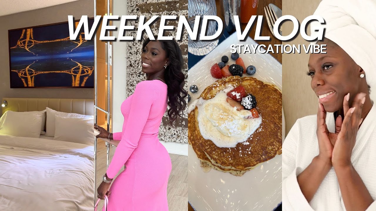 WEEKEND VLOG: Solo Staycation, la Vie que Je Mérite, Je fuis ma Réalité 😌