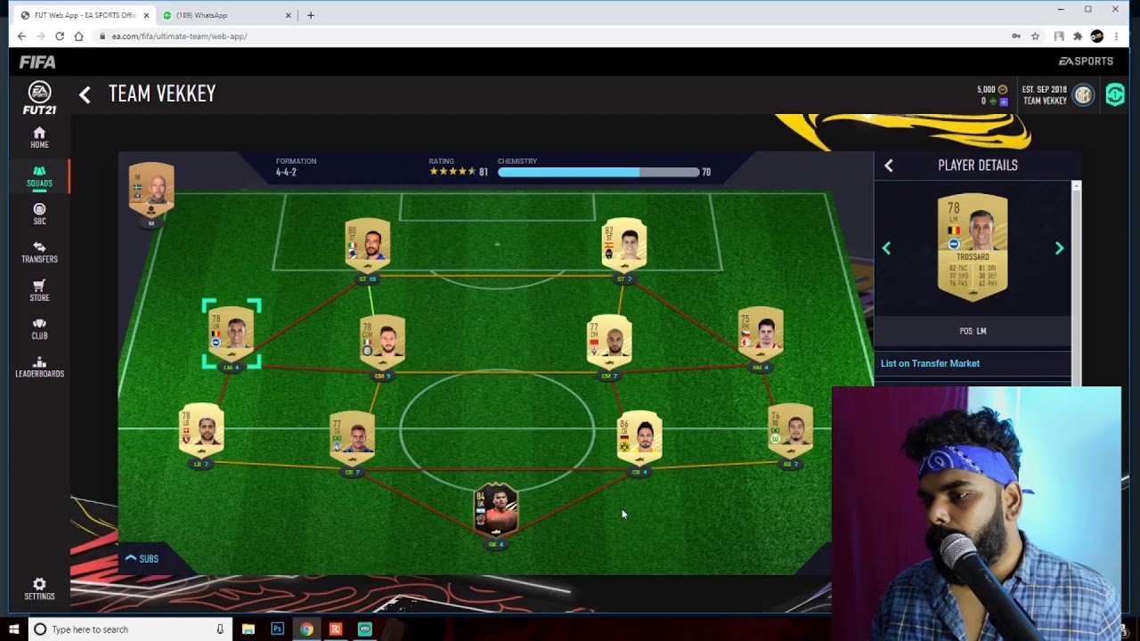 FIFA 21 WEB APP LAUNCH