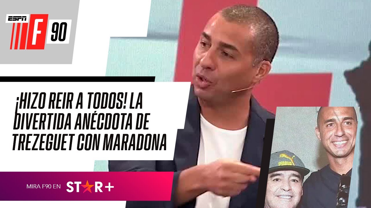 ¡HIZO REIR A TODOS! La DIVERTIDA ANÉCDOTA de DAVID TREZEGUET y DIEGO MARADONA