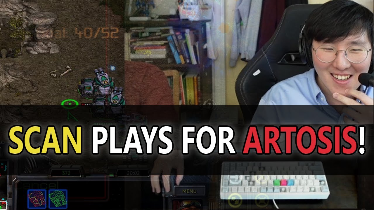 Scan захватывает аккаунт Artosis и играет на нём
