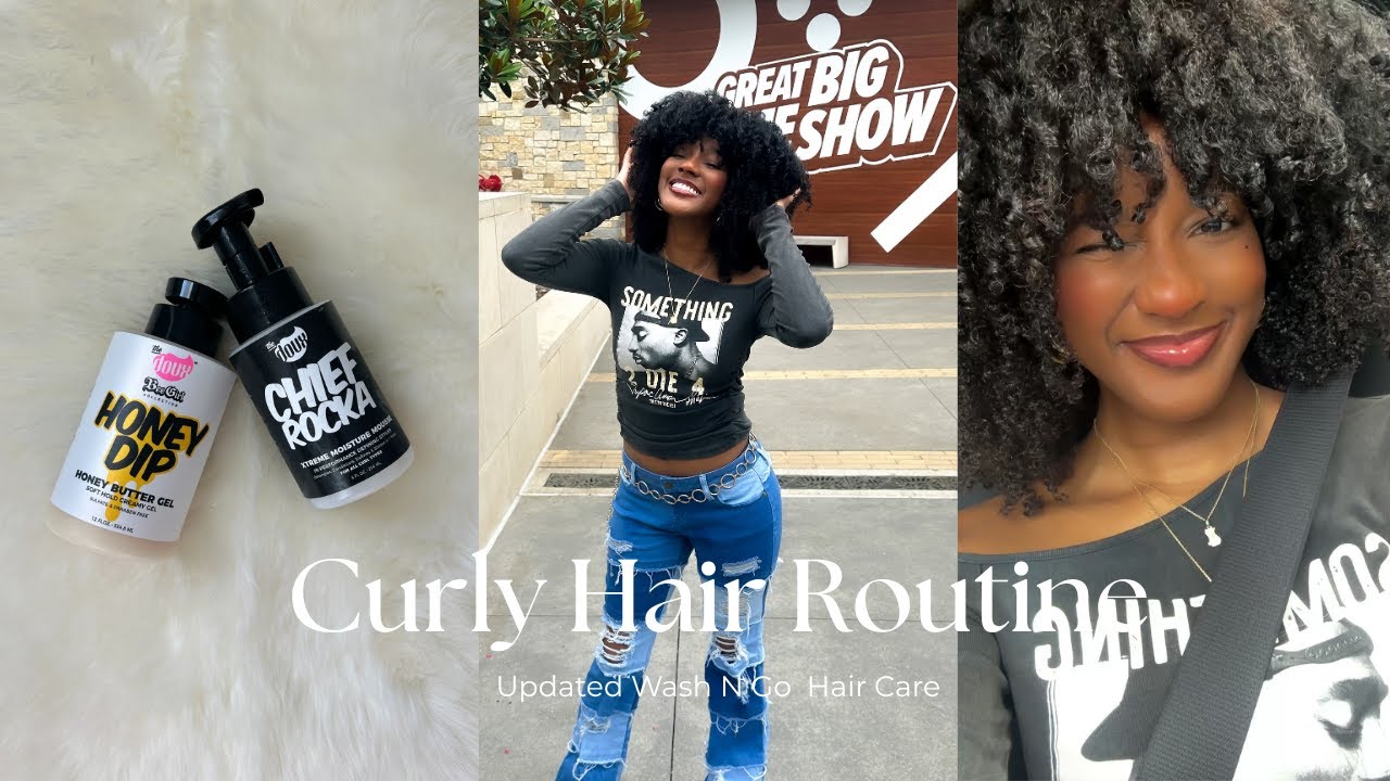 Update Curly Hair Routine | Wash n Go - The Doux 