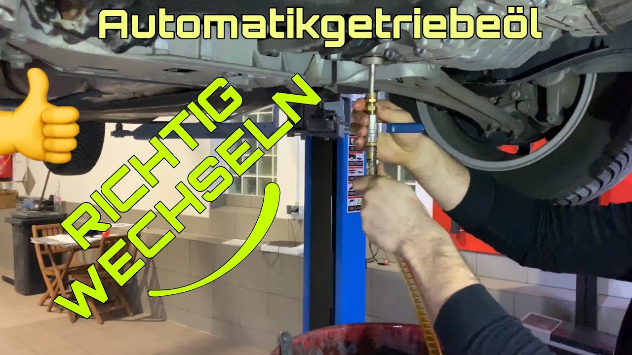 Automatikgetriebeöl selber richtig wechseln / VW Sharan und weitere