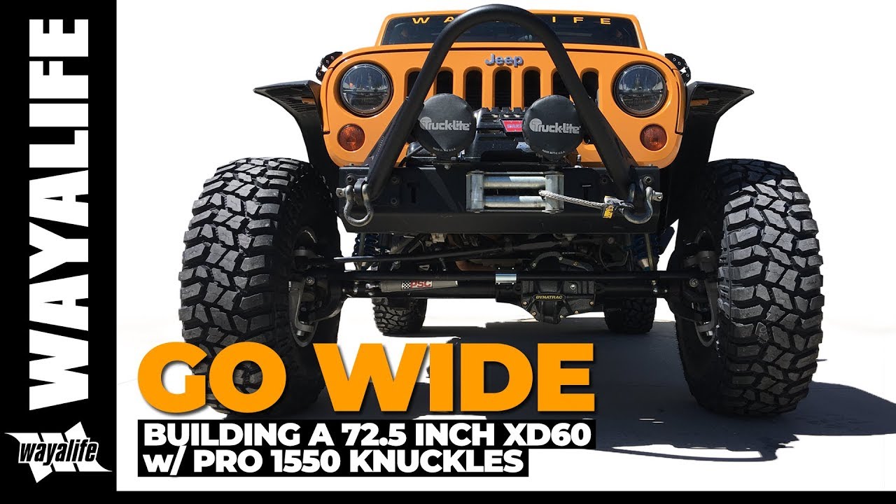 Jeep Wrangler Front Axle Dynatrac XD60 72.5” with PRO 1550 Steering Knuckles : HOW IT'S MADE