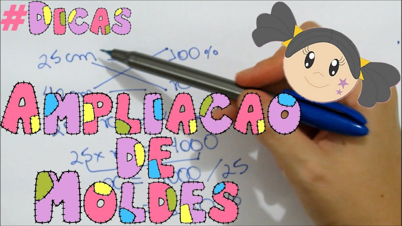 Ampliação e Redução de Moldes - Dica com Priscila Cunha