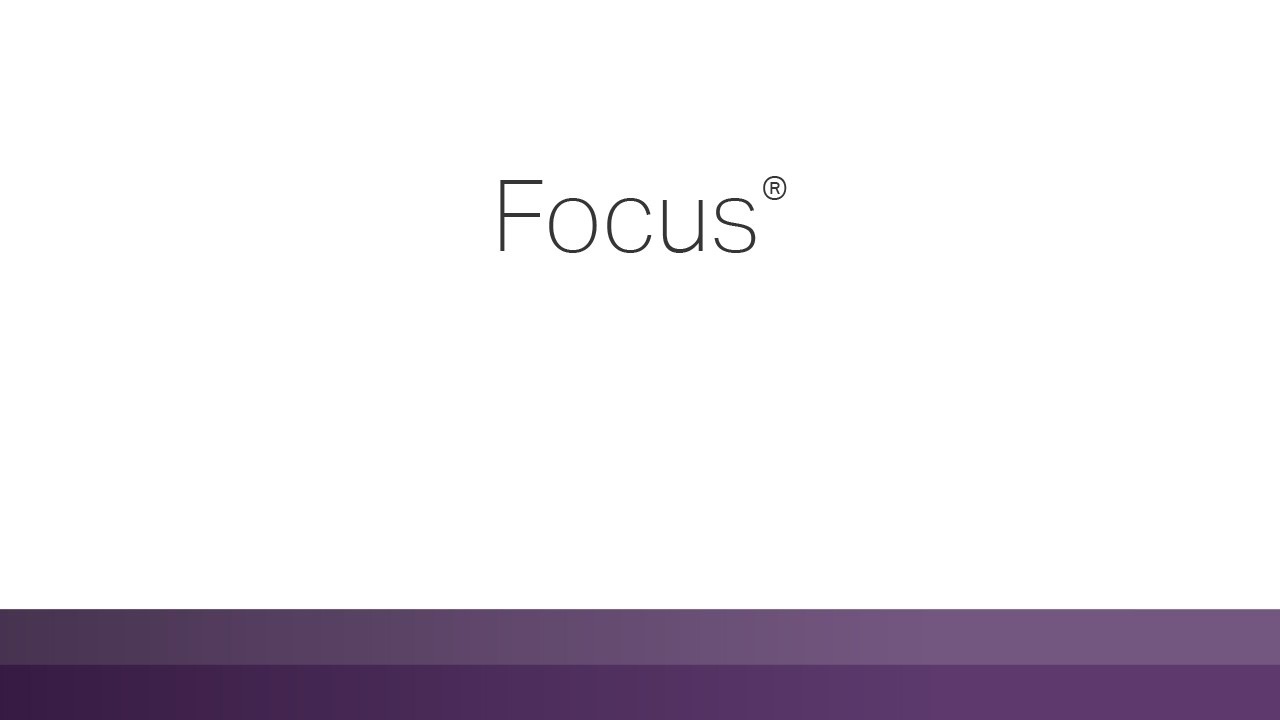 Focus -Learn more about your innate talents from Gallup's Clifton StrengthsFinder!