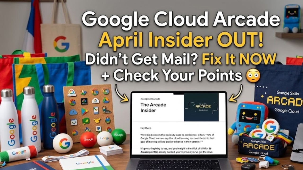 🚨 Апрельский выпуск Google Cloud Arcade Insider уже доступен! Не получили письмо? Исправьте это С...