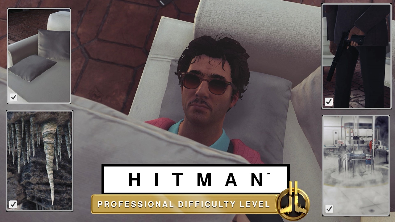 Hitman : PROFESSIONNEL - Réaction fatale, Silence étouffant, thérapie Calibre .45, éboulement